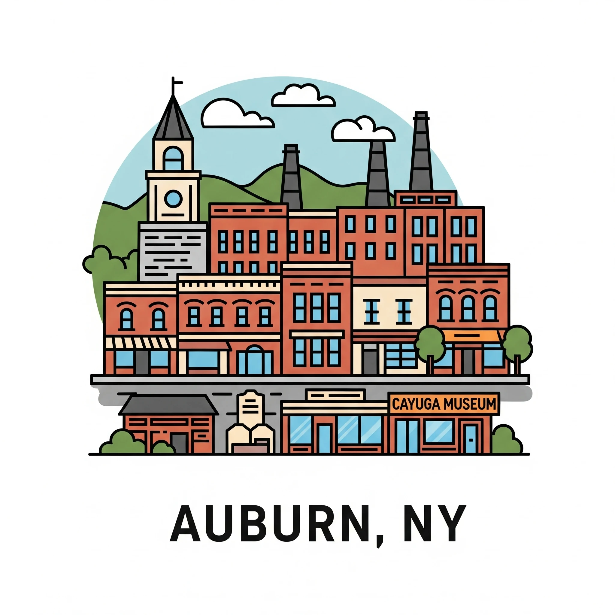 Shanghai, China → Auburn, NY